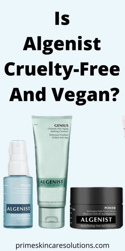 Is Algenist Cruelty Free And Vegan