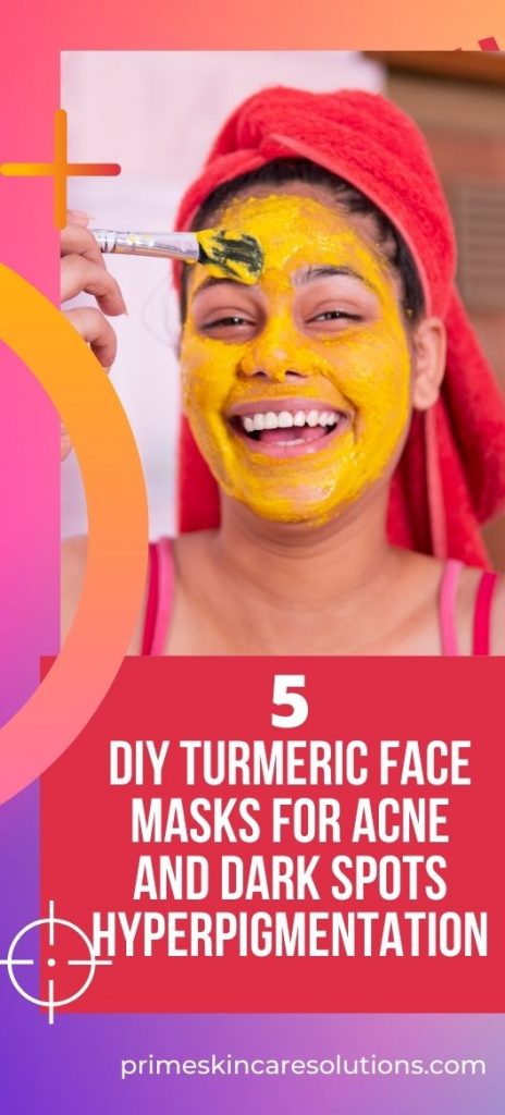 5 Diy Turmeric Face Masks For Acne And Dark Spots Hyperpigmentation