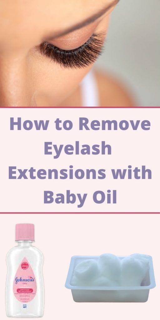 How to Remove Eyelash Extensions with Baby Oils