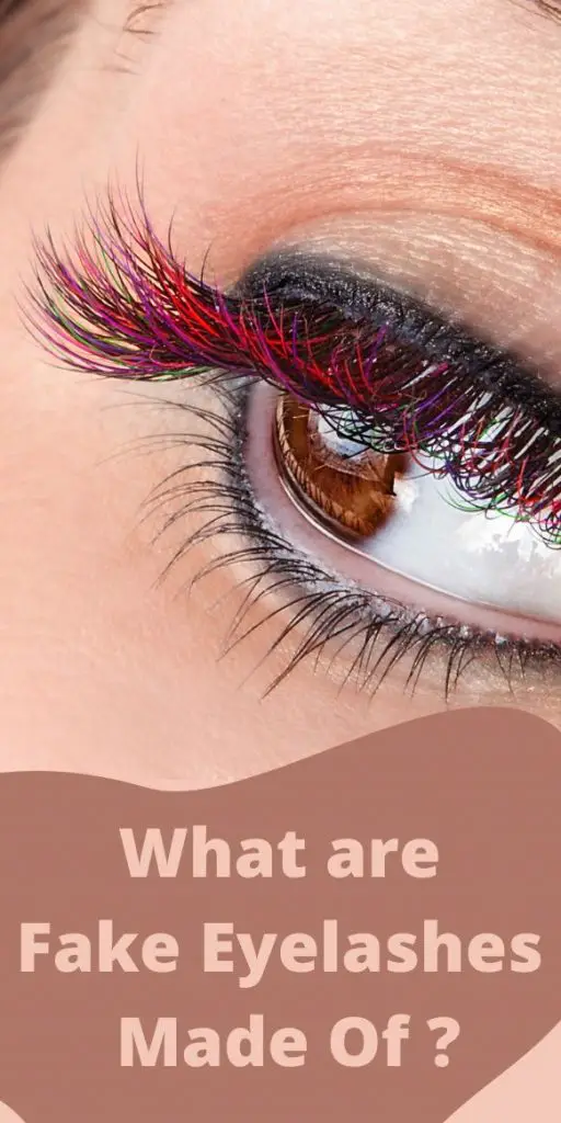 What are Fake Eyelashes Made Of and types