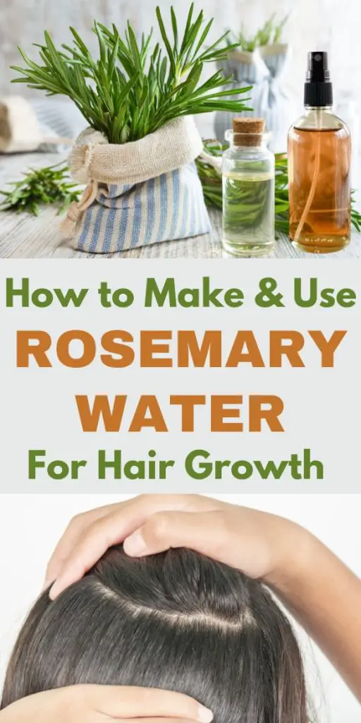 how to make and use rosemary water for hair growth