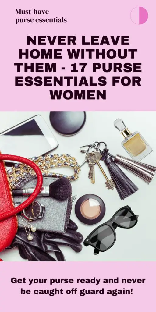 purse essentials for women and men