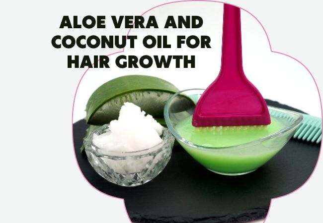Aloe Vera And Coconut Oil For Hair Growth